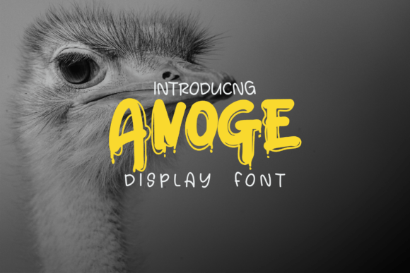 Anoge Font: Bold Graffiti Style for Campaign Visuals