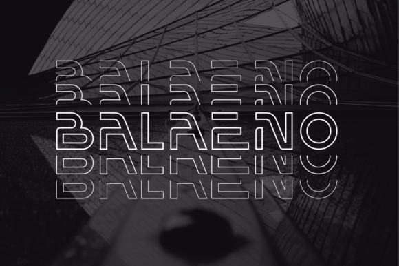 Balaeno Inline: A Modern Display Font for Web Design