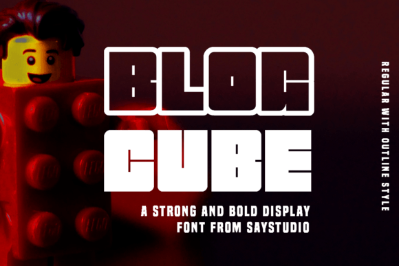 Blog Cube Font: Bold Display Typography for Web Headers