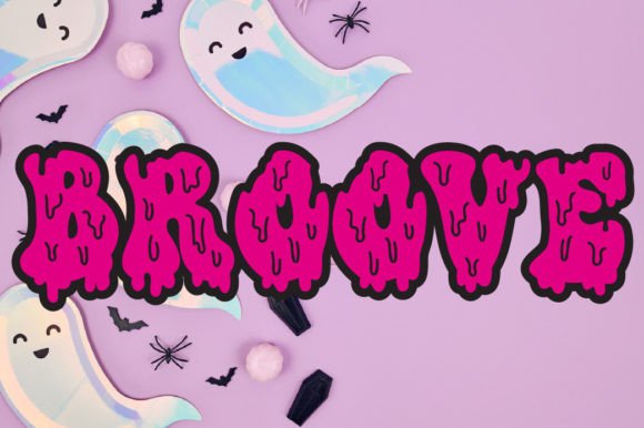 Broove Font: Quirky Display Type for Handmade Labels