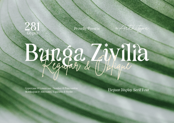 Bunga Zivilia Font: A Designer’s Branding Test