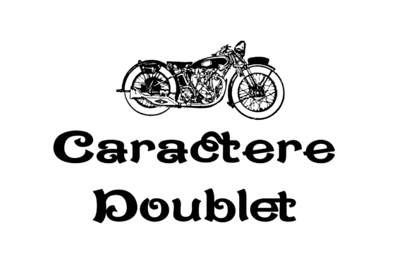 Caractere Doublet Font for Editorial Design