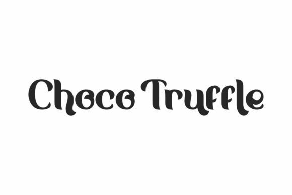 Choco Truffle Font Review: A Playful Display Typeface for Branding