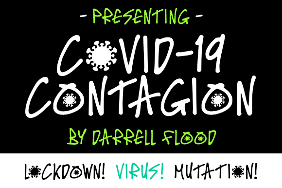 Covid-19 Contagion Font: Editorial Display Review