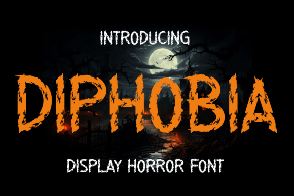 Diphobia Font: Setting a Spooky Editorial Mood