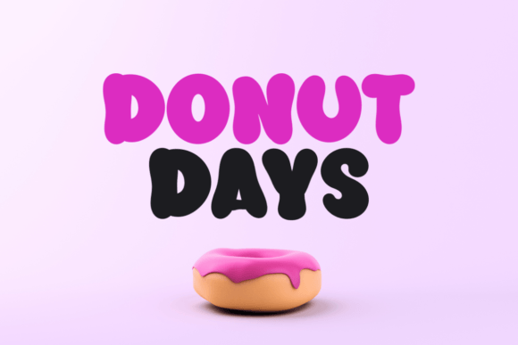 Donut Days Font: Playful Typography for Web Design