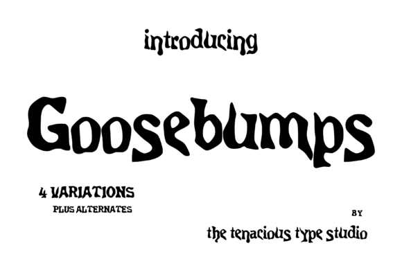 Goosebumps Font Review: Eerie Display Type for Campaigns