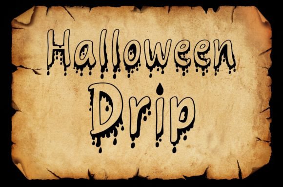 Halloween Drip Font Review: A Spooky Display Typeface