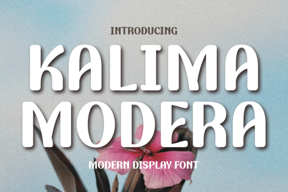 Kalima Modera Font: Joyful Display Type for Digital Campaigns