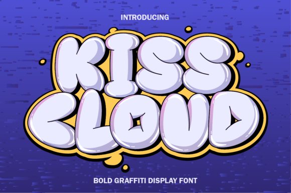 Kiss Cloud Font: Testing a Graffiti Display Typeface for Streetwear Branding