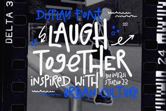 Laugh Together Font: A Bold Display Typeface for Branding