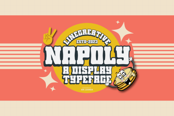 Napoly Font: A Retro Typeface for Editorial Design