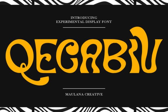 Qecabiv Font: Bold Display Type for Web Design