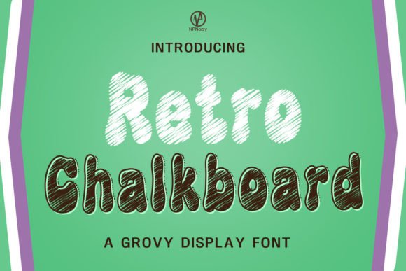 Retro Chalkboard Font: Warmth for Editorial Design