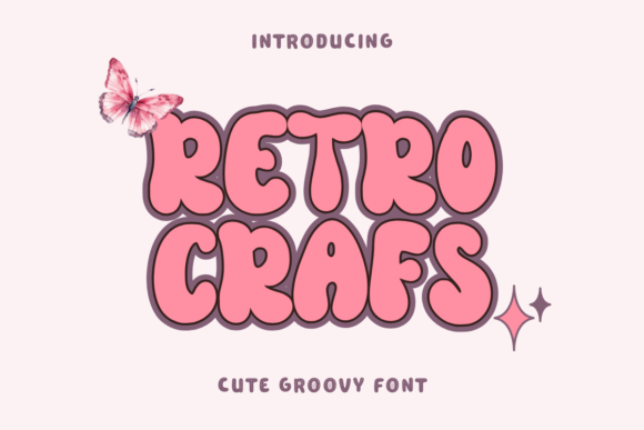 Retro Crafs Font: Playful Branding for Small Business