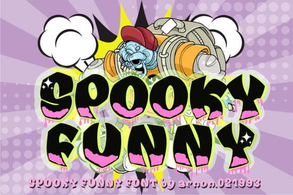 Spooky Funny Font: A Playful Display Typeface for Campaigns
