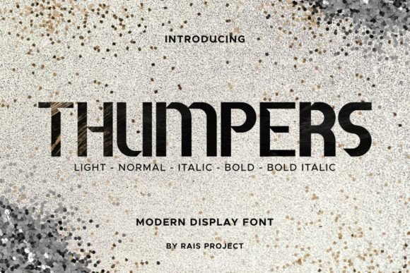 Thumpers Font Review: A Sporty Display Typeface for Bold Branding