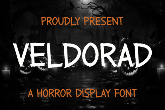 Veldorad: A Spooky Display Font for Web Design