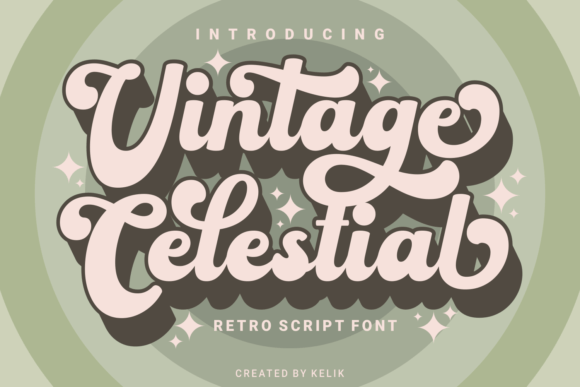 Vintage Celestial Font: A Review for Editorial Design
