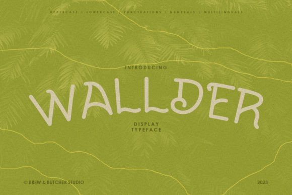 Wallder Font Review: Polishing Small Business Branding